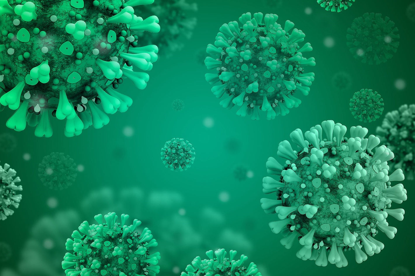 Green virus particles under the microscope for vaccine development under GMP conditions