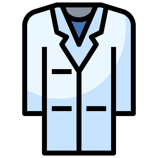 White long sleeve labcoat for personnel working in the Quiality Control laboratory